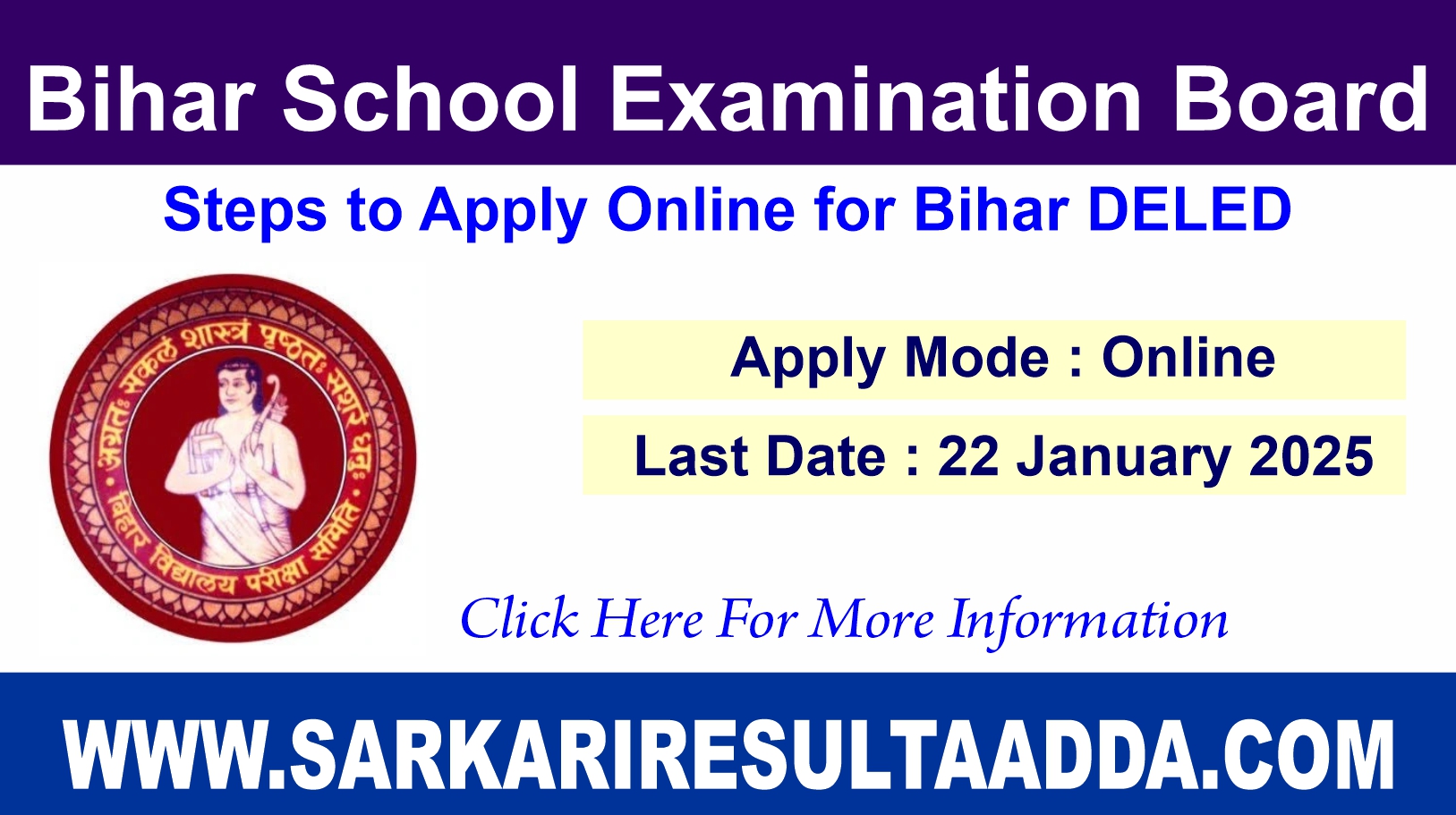 Apply Online for Bihar DELED