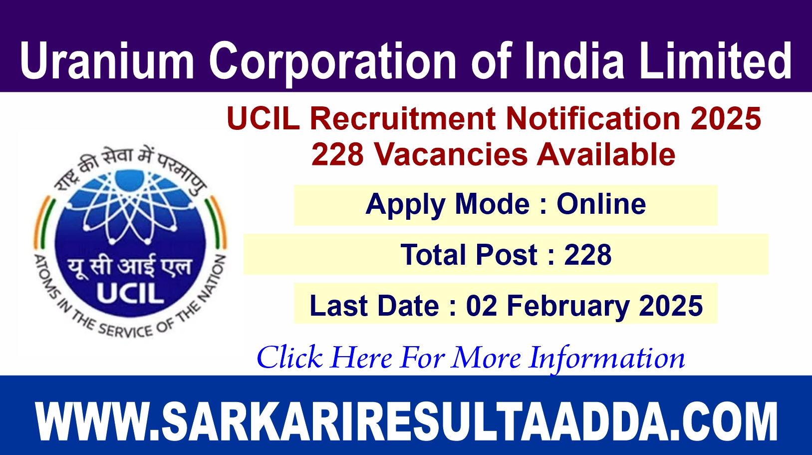 UCIL Recruitment 2025
