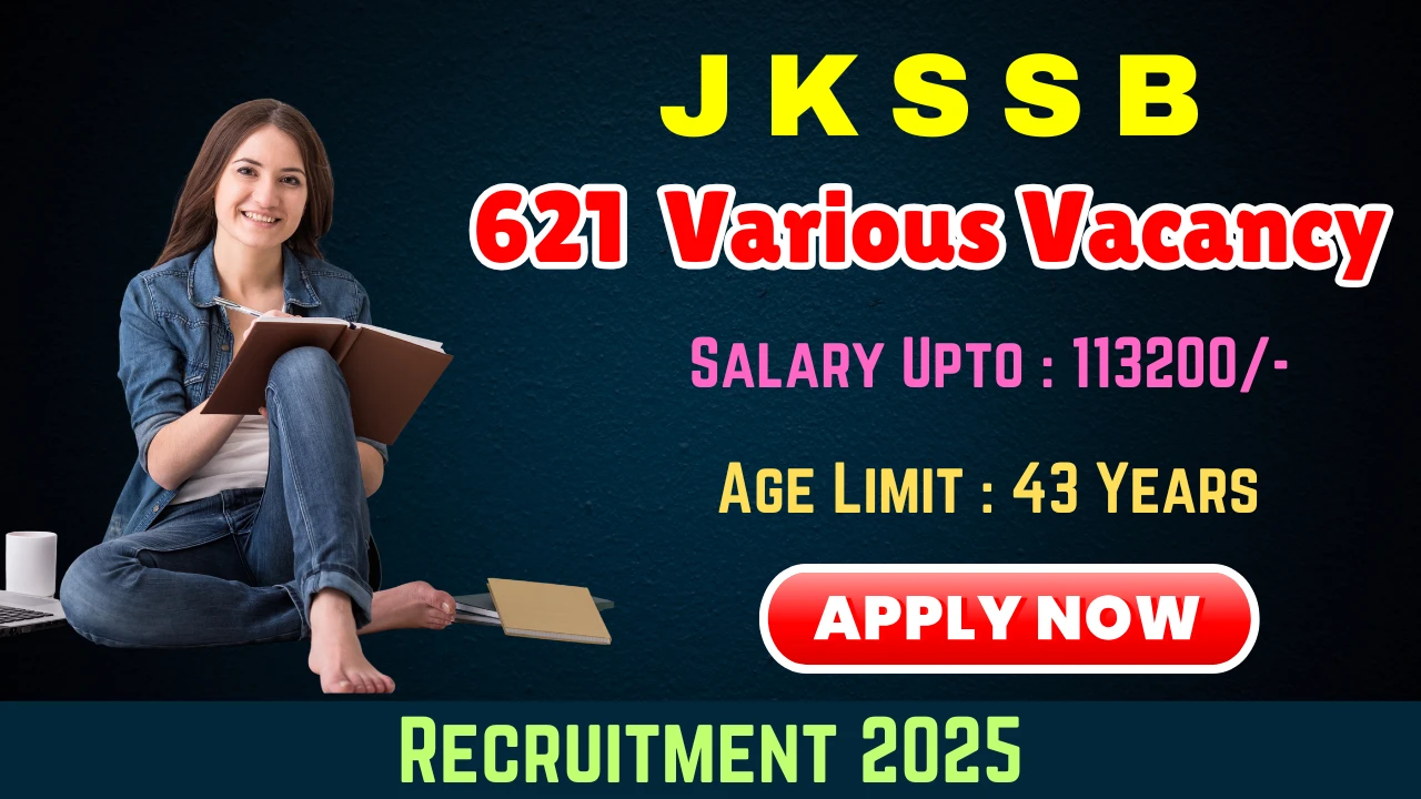 JKSSB Recruitment 2025: Apply Online for 621 Staff Nurse, Junior Pharmacist & Other Posts (JKSSB Recruitment 2025, jkssb pharmacist recruitment 2025, jkssb medical assistant jobs, jkssb staff nurse recruitment 2025, jk govt jobs, latest j&k govt jobs updates)