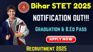 Bihar STET 2025: Examination Form Apply Online