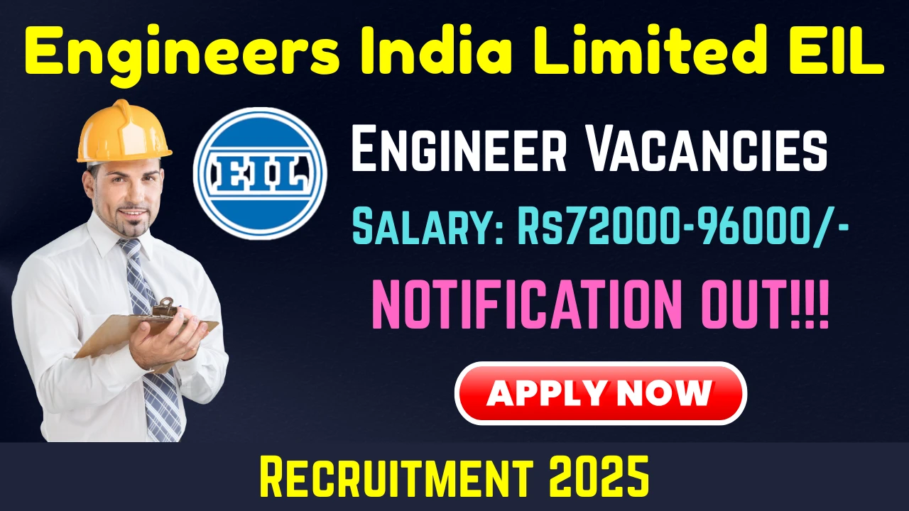 EIL Recruitment 2025: Apply Online for 48 Associate Engineer Grade II & III Posts