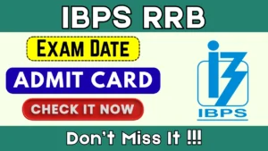 IBPS RRB XIV Officer Scale-I Admit Card 2025